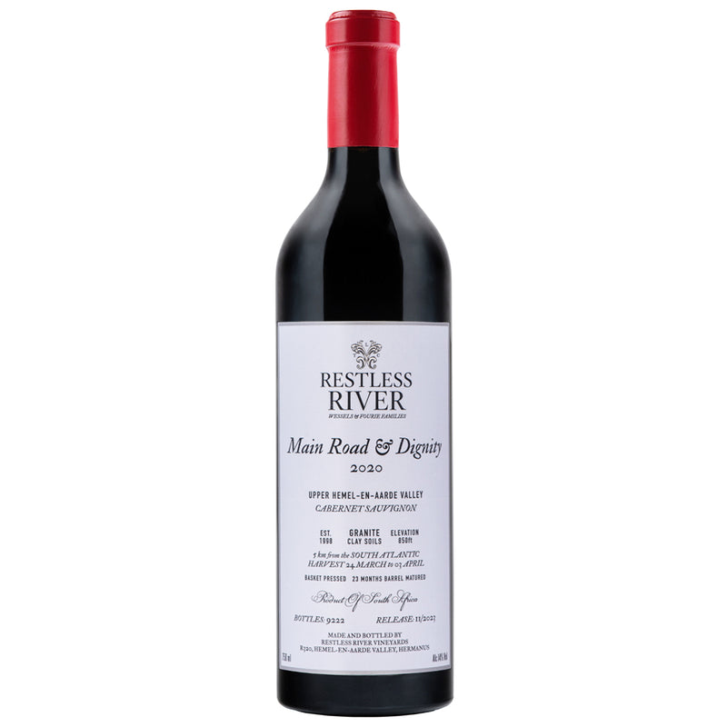 Restless River Main Road & Dignity Cabernet Sauvignon 2020